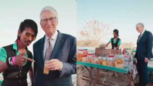 Bill gates with Dolly Chai Wala